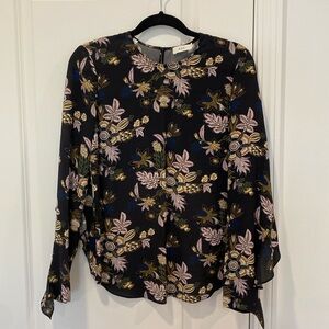 ALC silk open back top